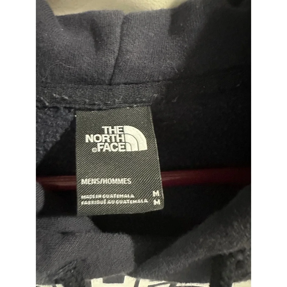 The North Face Mens Half Dome Pullover Hoodie Navy Blue Logo Sweatshirt Size M